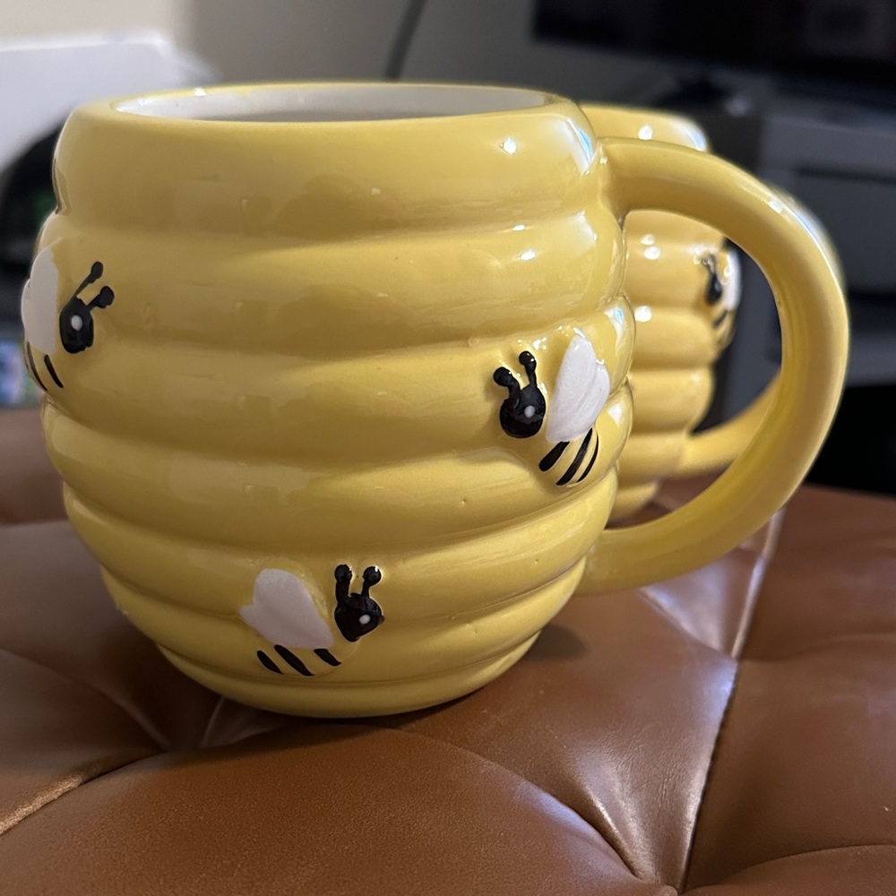 NEW Yellow Bee Mug for both mugs